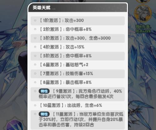 艾希天赋升级效果对比图