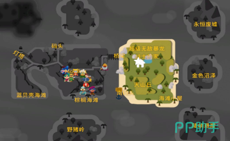 岛屿宝箱及碎片合成界面