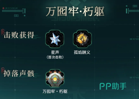 万囮牢·朽躯声骸套装效果说明图