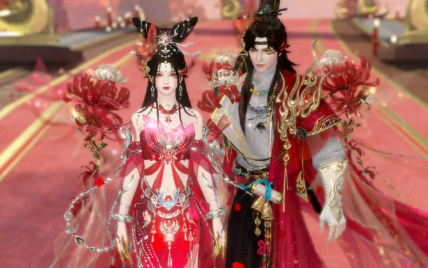 仙遇幽梦绸衣与红妆蝶梦时装对比图