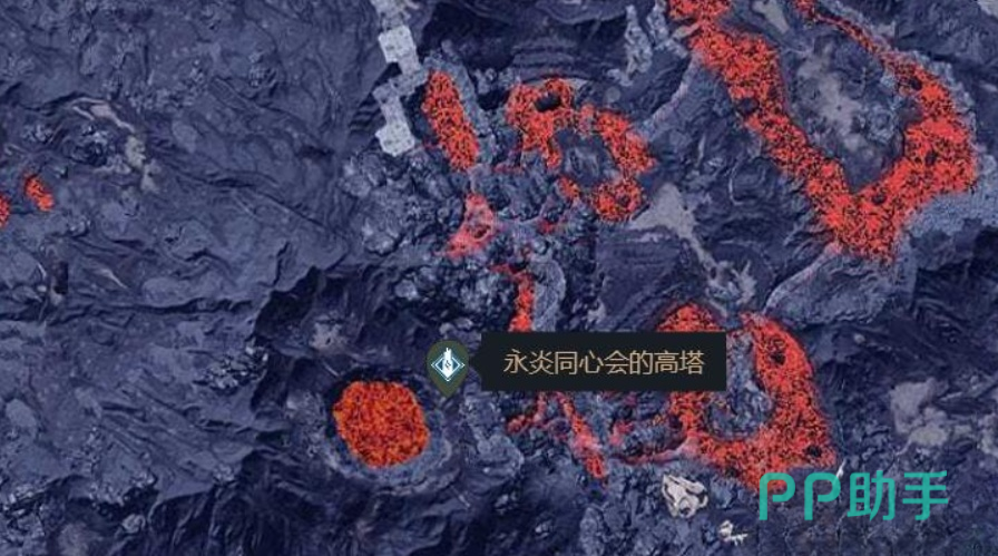 幻兽帕鲁硫磺采集点示意图二