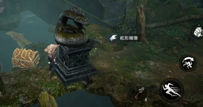 宝箱所在拐角区域示意图