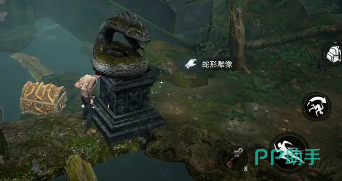 宝箱所在拐角区域示意图