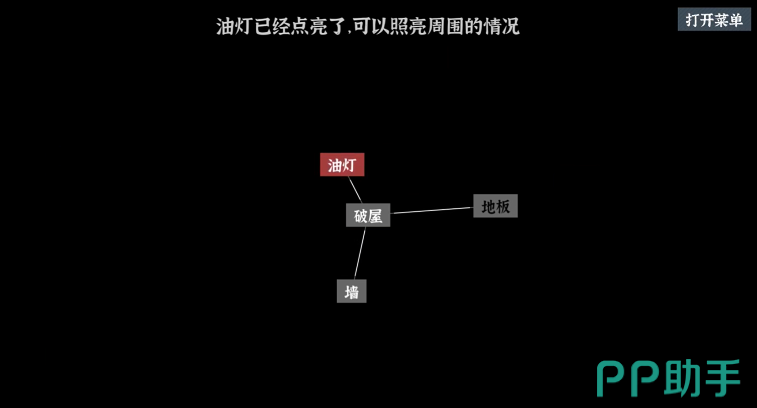 文字密室逃脱第六关地下室初始场景
