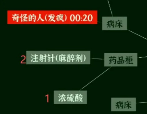 文字密室逃脱第七关音乐盒与马桶机关示意图