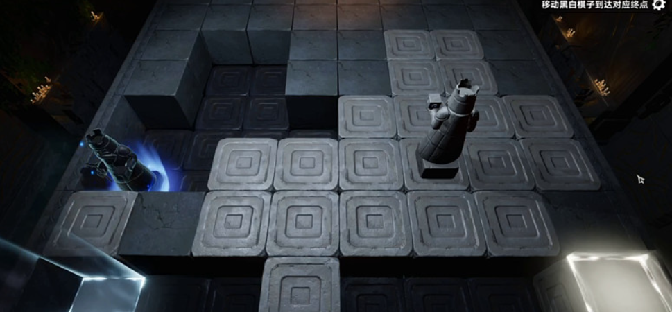 黑白棋副本X形光路结构图