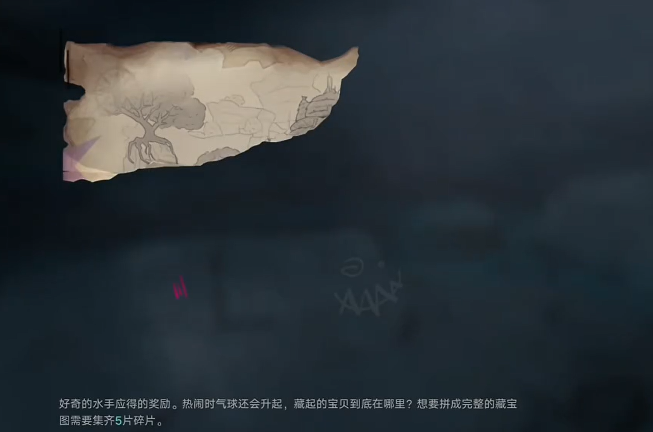 海湾岛专属藏宝图点位分布图