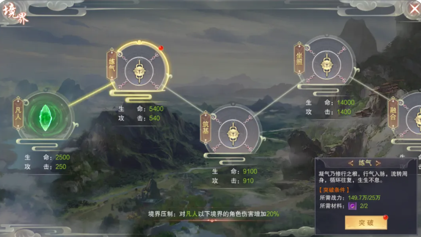 一梦九霄羽翼系统界面截图