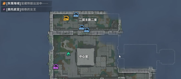 深海枯骨湾骸骨摆放解谜示意