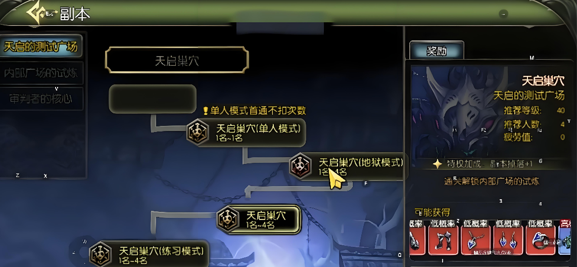 龙之谷启程天启巢穴详细通关攻略与打法技巧