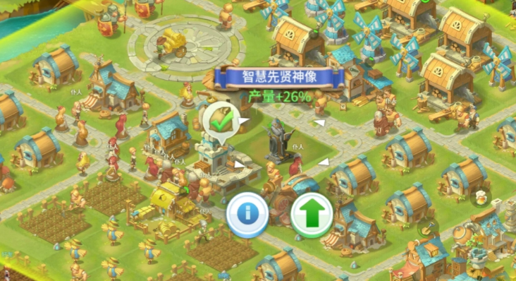 王国传承智慧先贤神像增益范围示意图