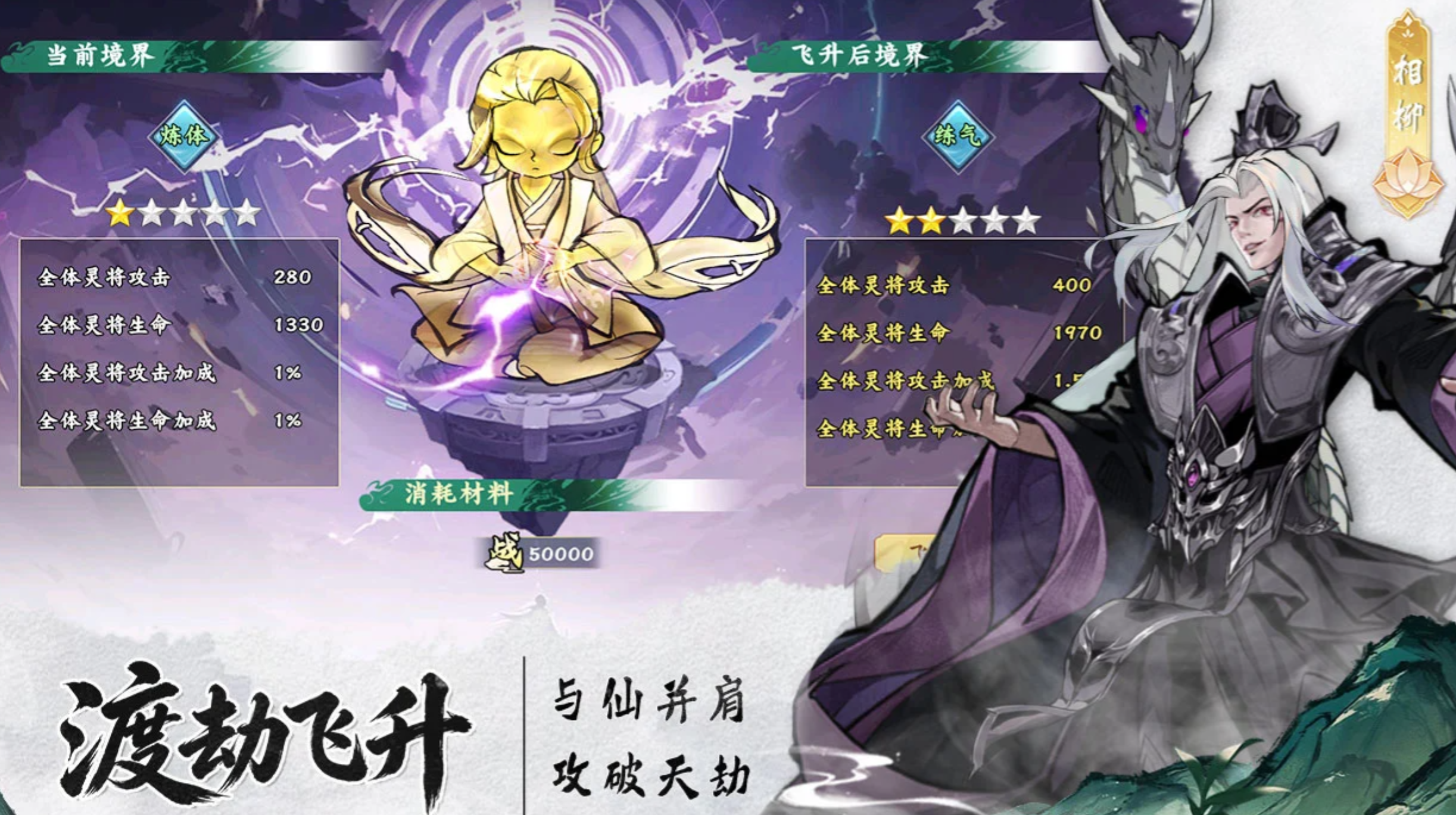 九洲傲天录法宝榜精炼策略示意图