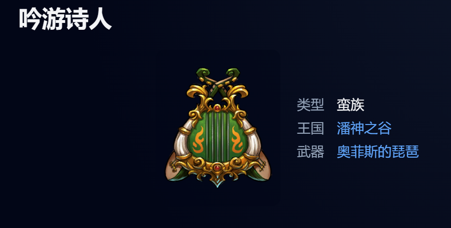吟游诗人20级属性加成面板