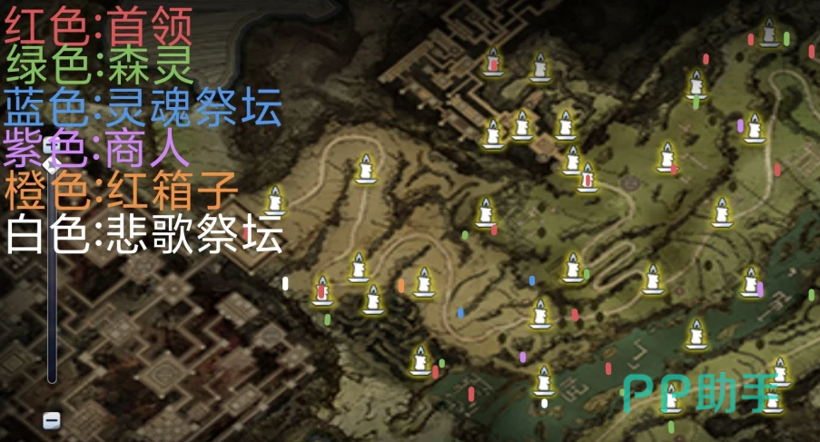 芙娅之魂魂源精粹地图总览示意图