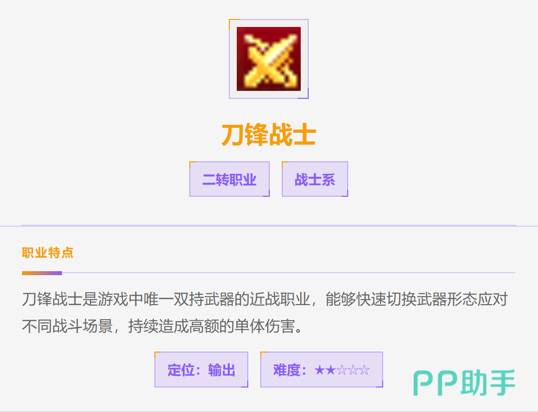 飞飞无限宇宙刀锋战士技能与装备搭配图