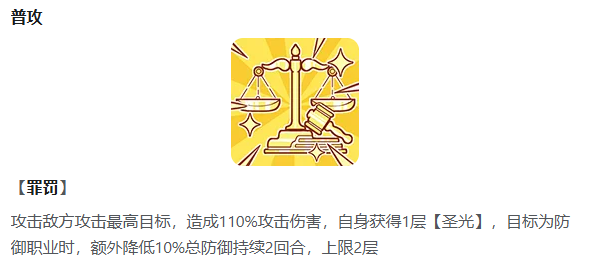 悠斯提娅技能界面示意图