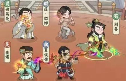 貂蝉主C队阵容示意图
