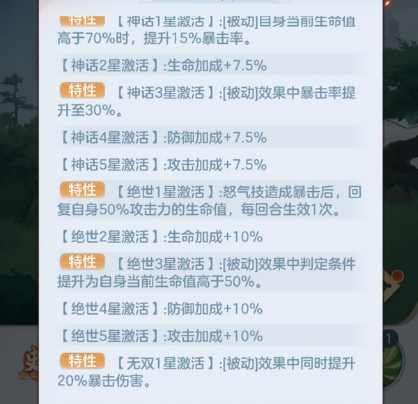 三国大冒险升星材料配置图