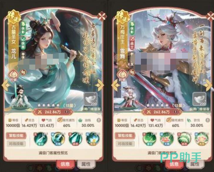 龙儿与雪舞侠影连携技能效果展示