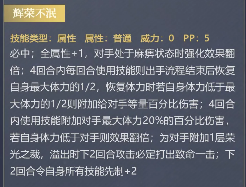 王·天冕奉世技能效果说明
