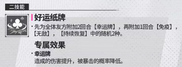 好运纸牌技能演示图