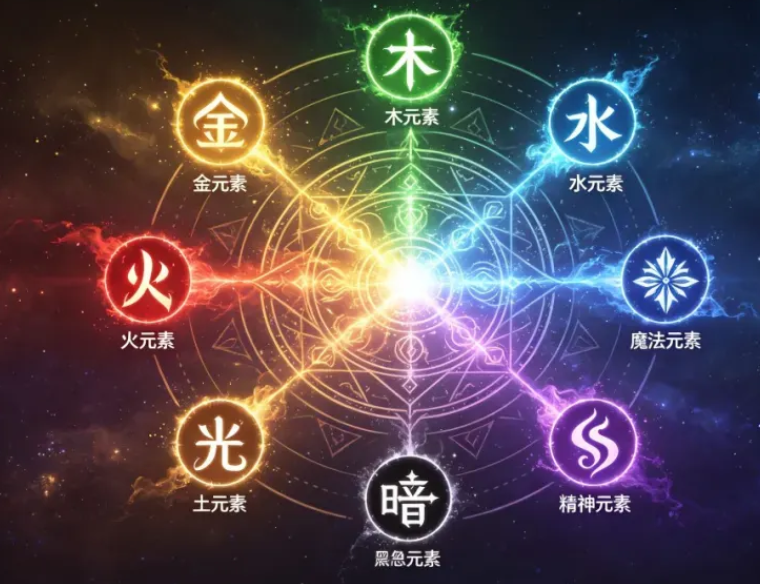 元素魔法之战前期技能搭配示例图