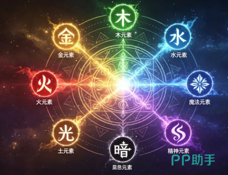 元素魔法之战前期技能搭配示例图