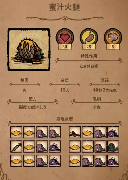 蜜汁火腿料理展示图
