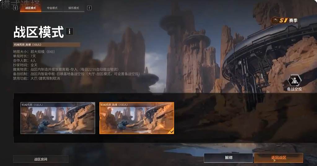 战区资源分布示意图
