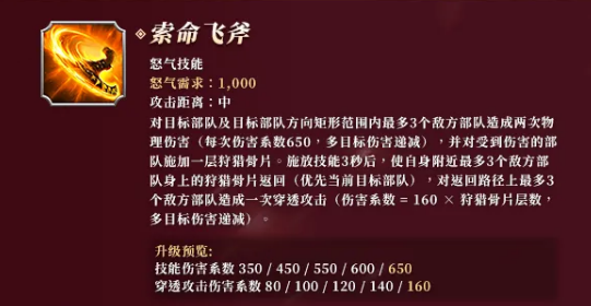 索命飞斧技能示意图