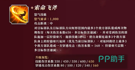 索命飞斧技能示意图