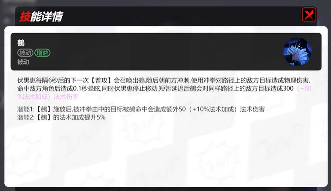 伏黑惠式神协同作战示意图