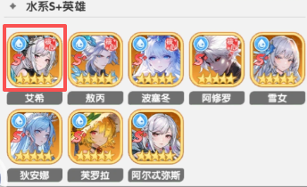 艾希潜能系统界面示意图