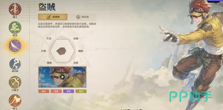 仙境传说3盗贼职业展示图
