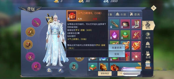 等级礼包界面截图