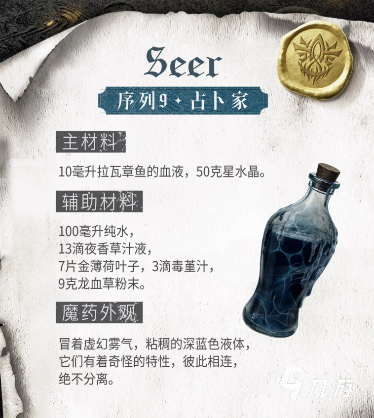 诡秘之主手游占卜家魔药配方详解:材料清单与制作步骤