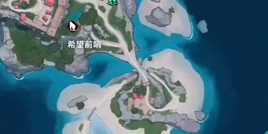 希望前哨环形路径示意图