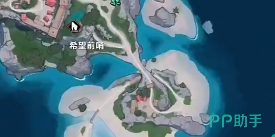 希望前哨环形路径示意图