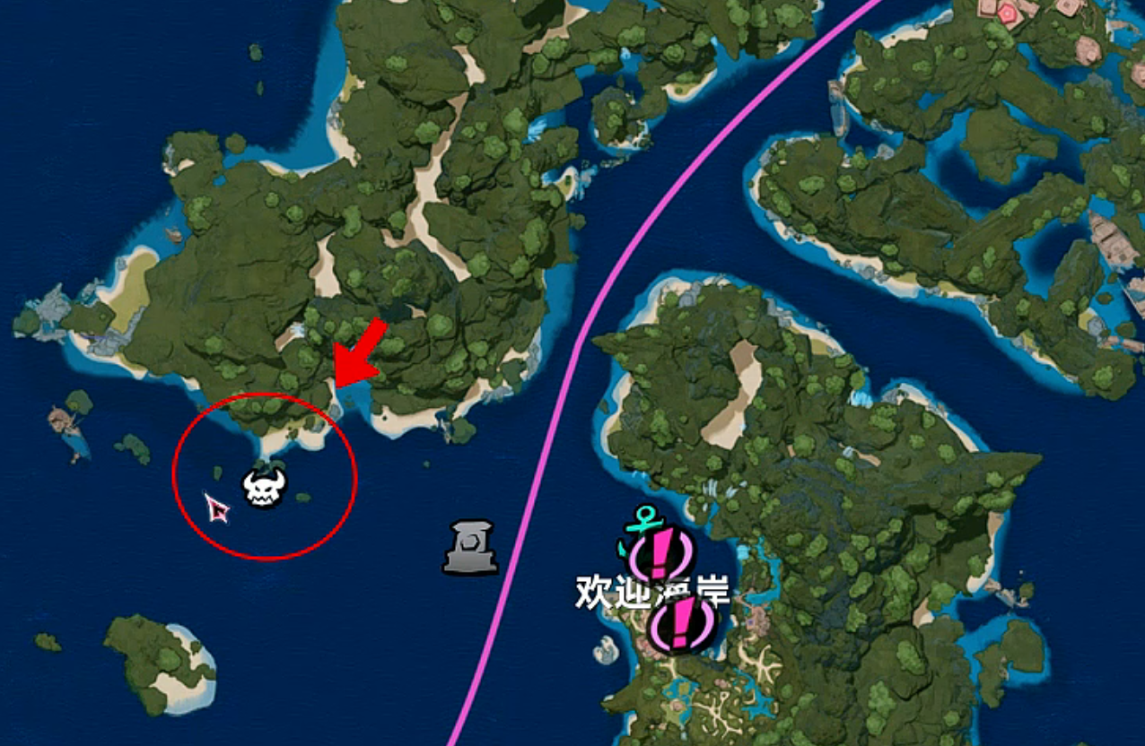欢迎海岸全景示意图