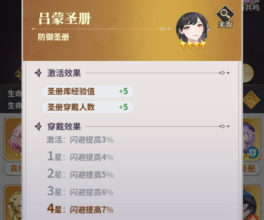 红色圣册三类代表武将效果说明图