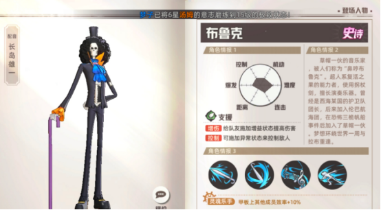 航海王集结伙伴升级界面示意图