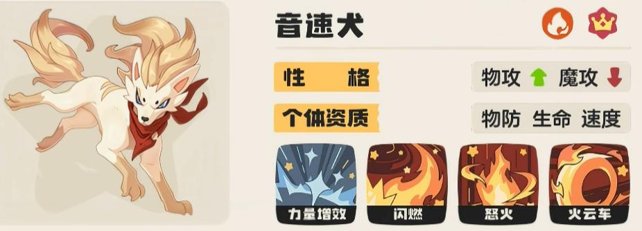 音速犬技能搭配与实战定位说明图