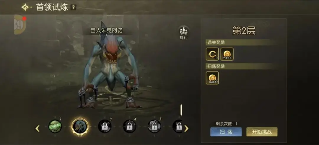 龙骨之路关卡解锁示意图