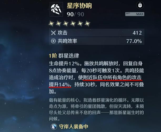 鸣潮穗穗角色搭配栖霞饮露实战效果示意图