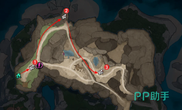 遗忘之海蜜巢全域采集路线总览图