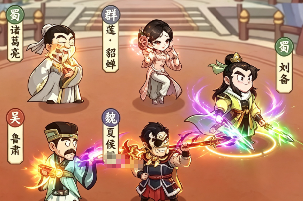 箭雨强化队阵容示意图