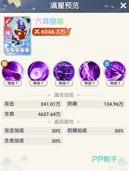 六耳猕猴角色立绘