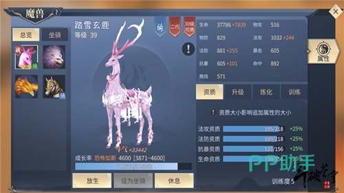 斗破苍穹斗帝之路魔兽培养界面截图