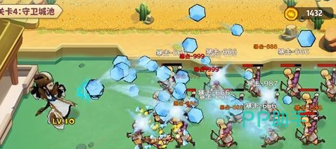 召唤萌将自动战斗轮次示意