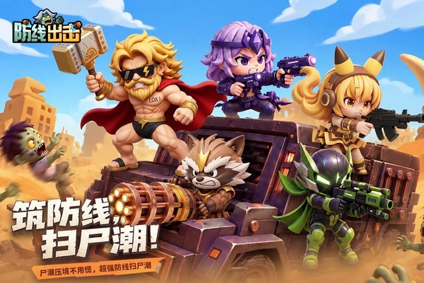 防线出击动态布防操作界面
